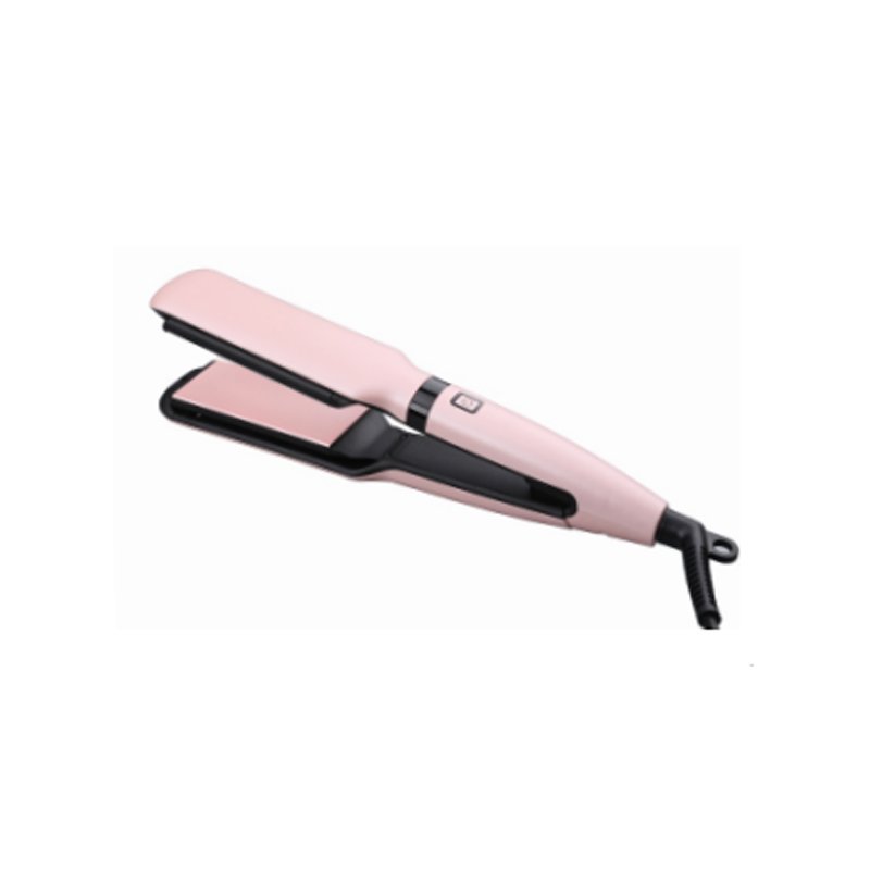 LS10-B Pink Wide Plate Hair Straightener – Gentle Styling for Thick Hair