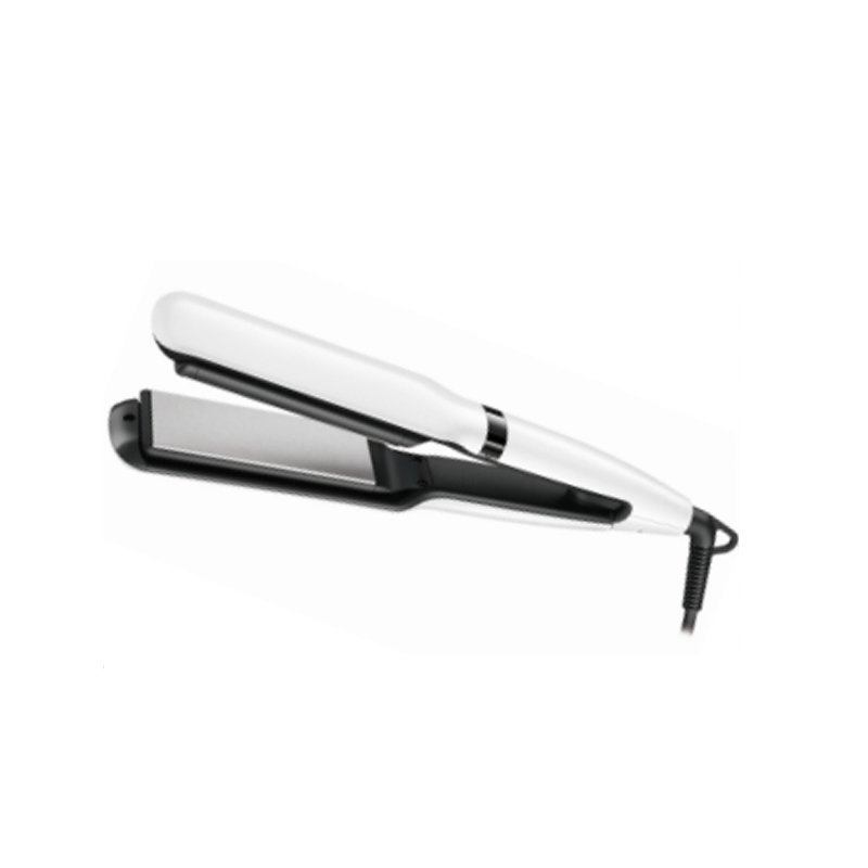 LS10-A Wide Plate Hair Straightener – White Design for Fast Styling Thick Hair